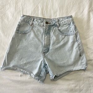 Billabong high waisted denim shorts